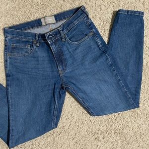 Everlane Mid Rise Straight Leg Jeans